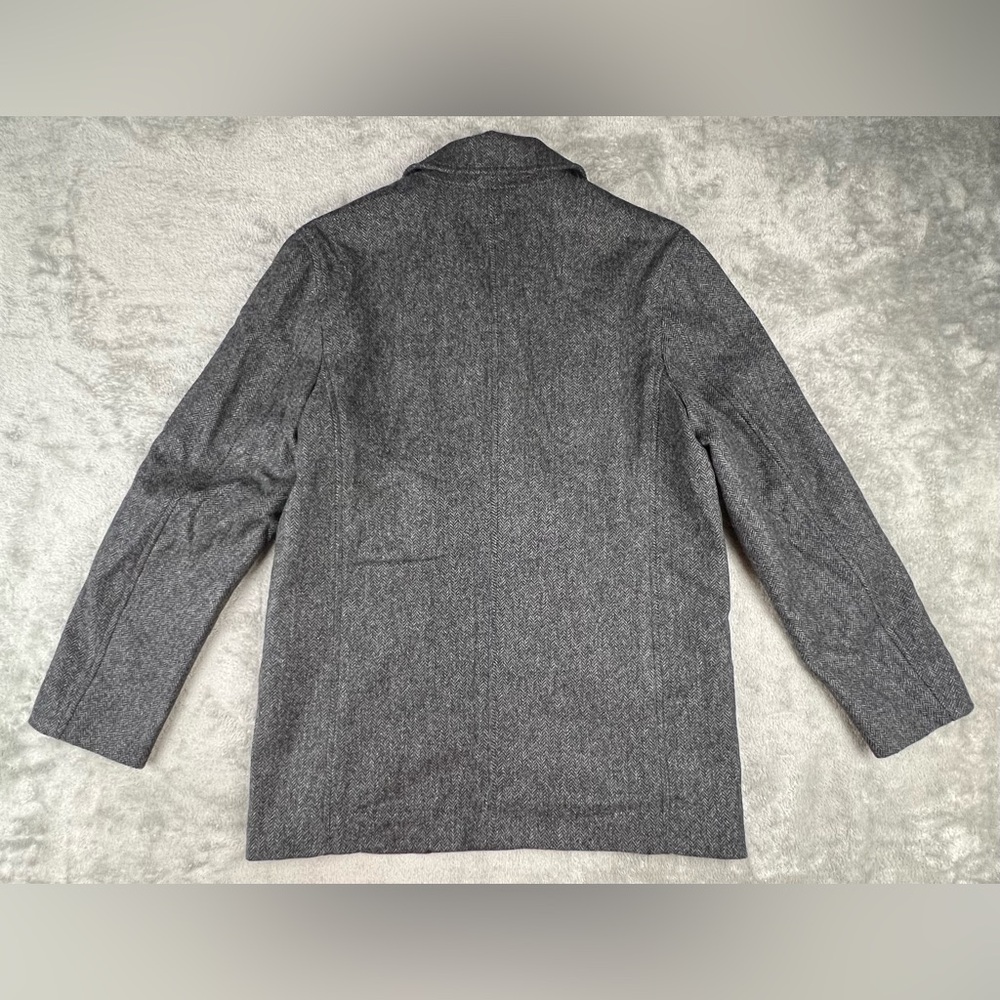AYR The Casino Blazer Jacket Mens S Herringbone Moon Merino Lambswool Chore Coat - Picture 2 of 14